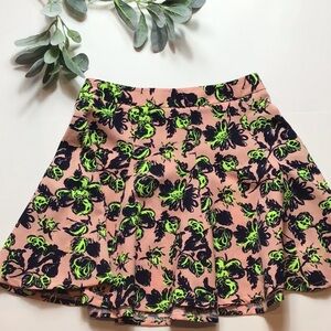 Lush > Peach Floral Skirt Medium